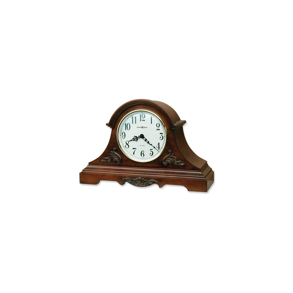 Howard Miller Sheldon Cherry Finish Wood Chiming Quartz Mantel Clock