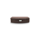 Brown Faux Leather Six Watch Case