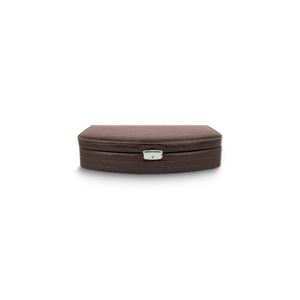 Brown Faux Leather Six Watch Case