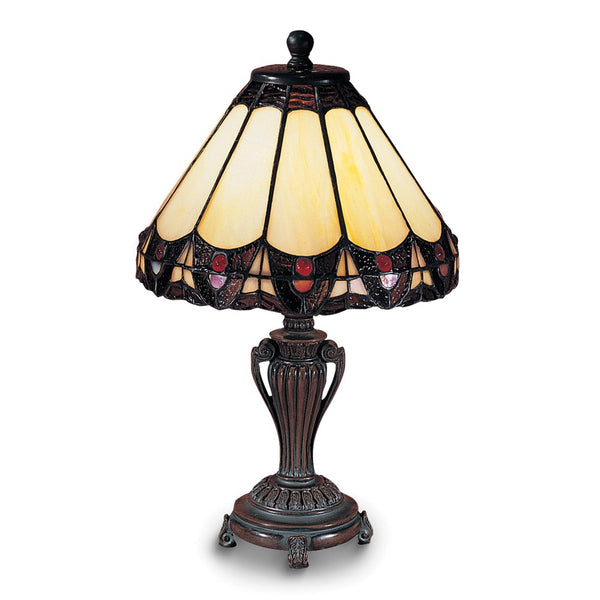 Dale Tiffany Peacock Table Lamp