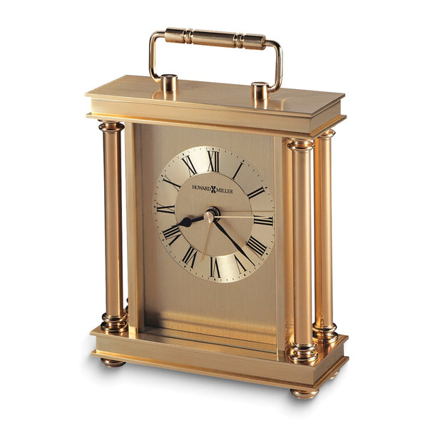 Howard Miller Audra Brushed Brass Quartz Alarm Clock