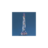 Blue Lighthouse Handcrafted Glass Figurine with 22k Gold Trim