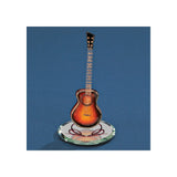 Sunburst Acoustic Guitar Handcrafted Glass Figurine