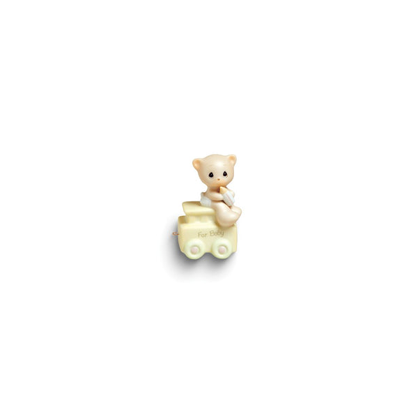 Precious Moments May Your Birthday be Warm Teddy Bear for Baby Porcelain Figurine