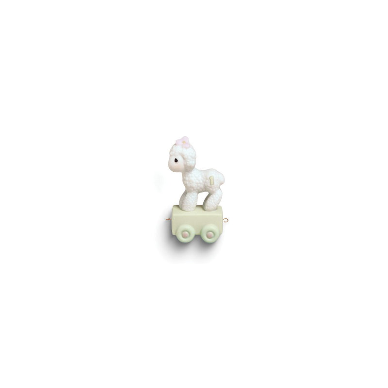 Precious Moments Happy Birthday Little Lamb Age One Little Lamb Porcelain Figurine