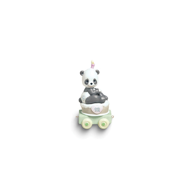 Precious Moments Give A Grin And Let The Fun Begin Age Twelve Panda Porcelain Figurine