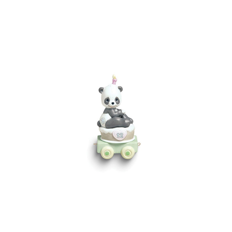 Precious Moments Give A Grin And Let The Fun Begin Age Twelve Panda Porcelain Figurine