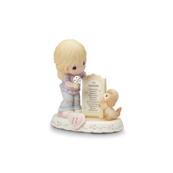Precious Moments Growing in Grace Age Eleven Blonde Porcelain Figurine