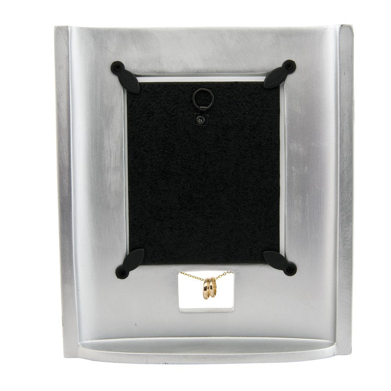 Silver-tone Resin Stone 50 YEARS TOGETHER 1st Corinthians 13 Verse 3x3.5 Photo Frame