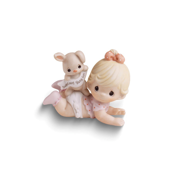 Precious Moments Porcelain The Sweest Baby Girl Figurine