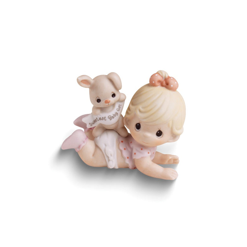 Precious Moments Porcelain The Sweest Baby Girl Figurine
