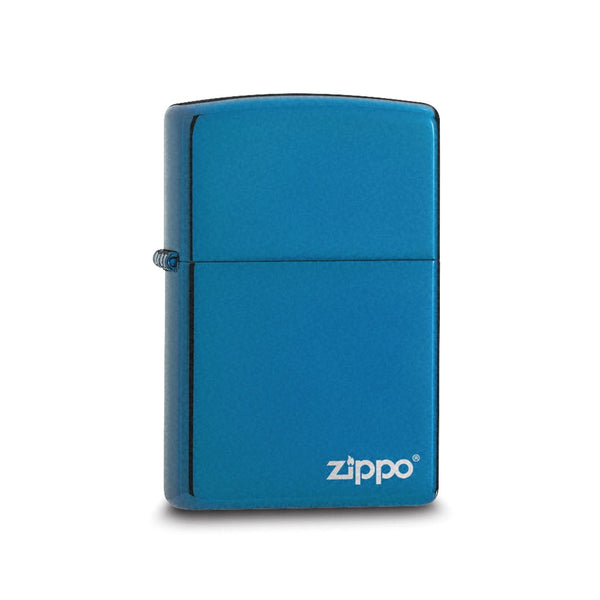 Zippo Logo Sapphire Blue Lighter