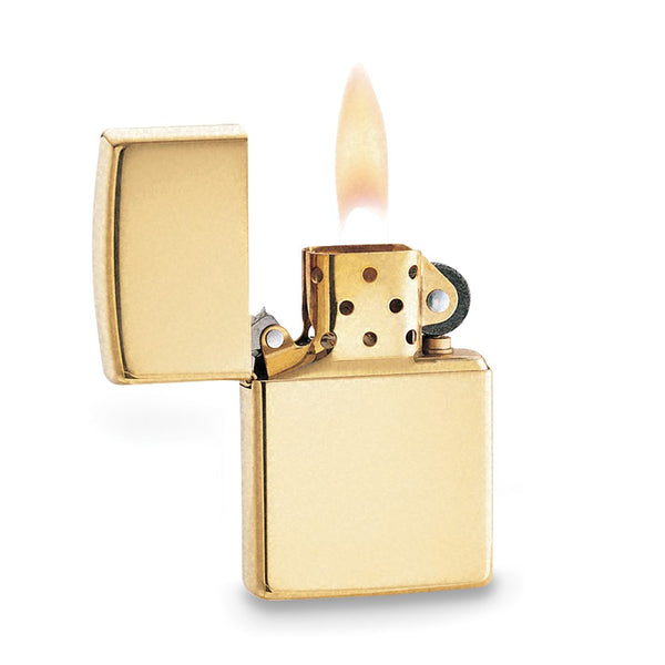 Zippo 18K Solid Gold Lighter in Cherry Wood Gift Box