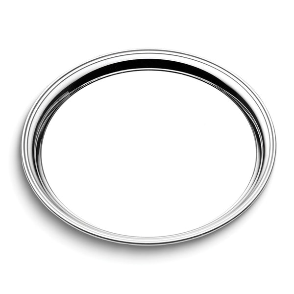 Empire Sterling Silver 10 Inch Round Presentation Tray