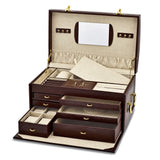 Brown Leather Jewelry Case