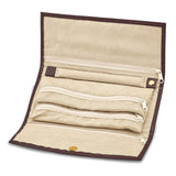 Brown Leather Jewelry Case