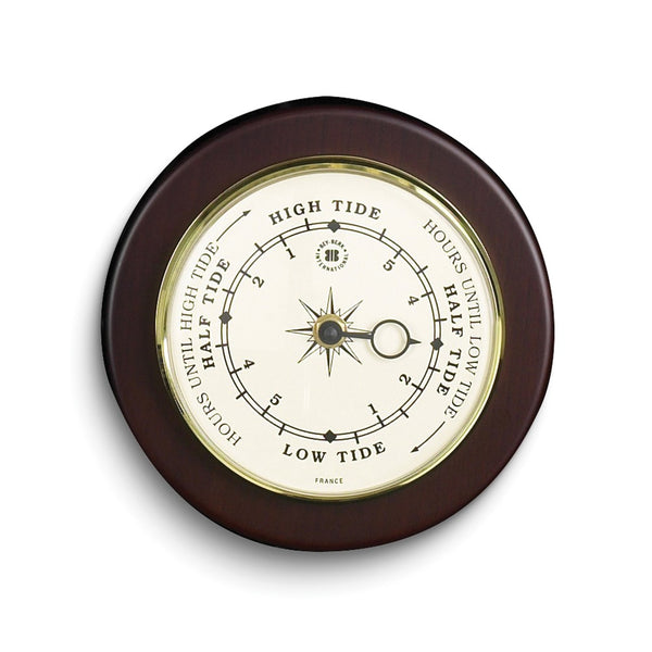 Brass and Cherry Wood Precision Tide Clock