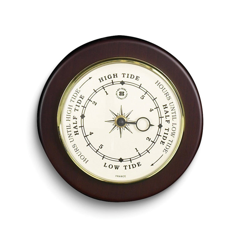 Brass and Cherry Wood Precision Tide Clock