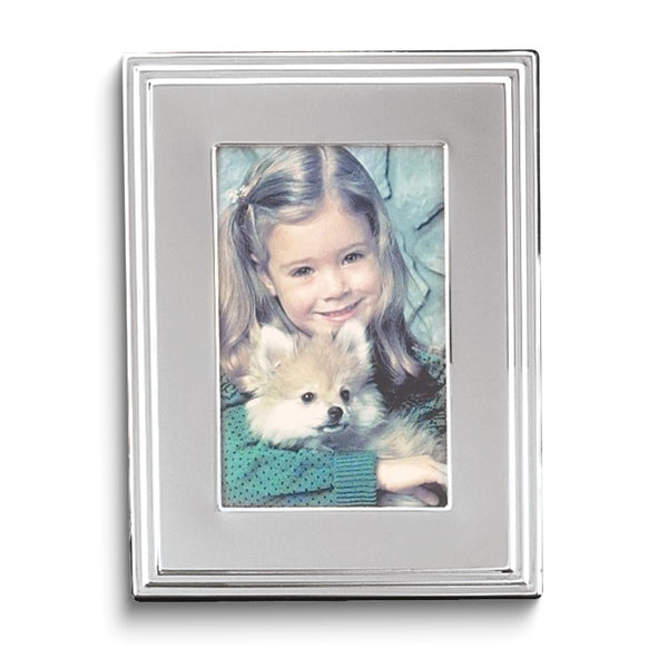 Silver Plated Lacquer-coated Polished 8x10 Photo Frame