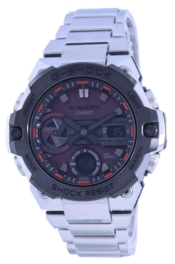 Casio G-Shock G-Steel Mobile Link Analog Digital Tough Solar GST-B400AD-1A4 GSTB400AD-1 200M Men's Watch