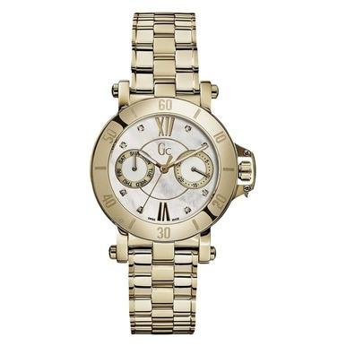 Guess X74111L1S Yellow Gold Stainless Steel White Mother of Pearl Women's Watch