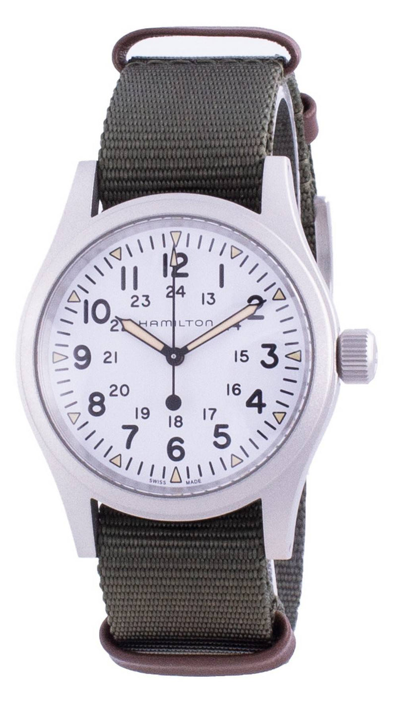 Hamilton Khaki Field White Dial Automatic H69439411 Men's Watch