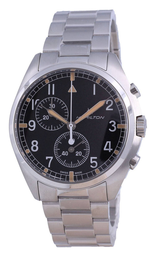 Hamilton Khaki Aviation Pilot Pioneer Chronograph Quartz H76522131 100M Men's Watch