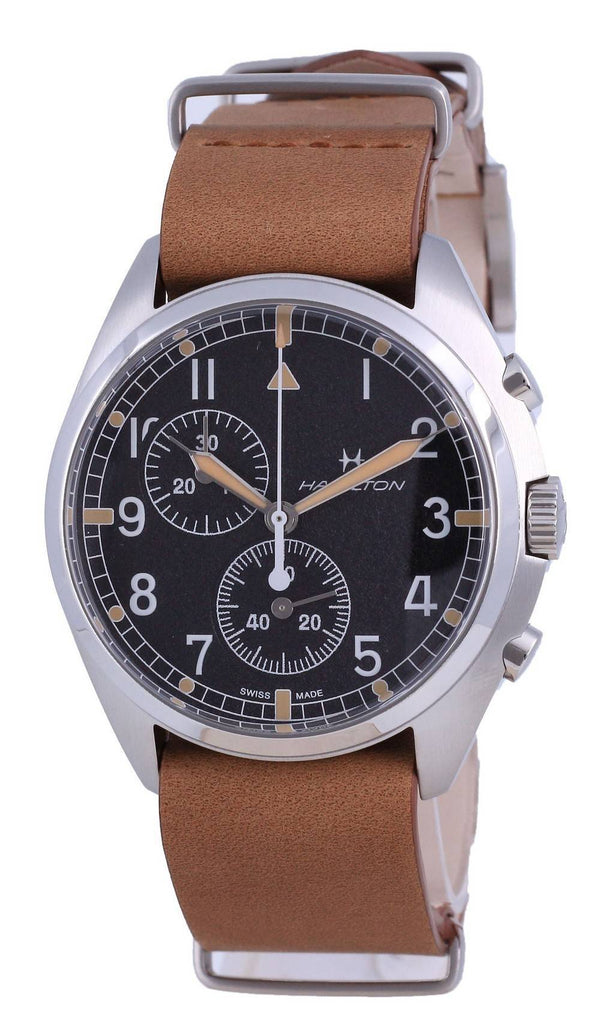 Hamilton Khaki Aviation Pilot Pioneer Chronograph Quartz H76522531 100M Men's Watch