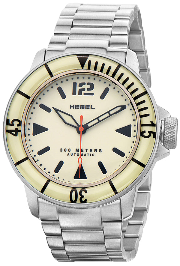 Hemel Hydrodurance Full Lume Super-LumiNova Dial Automatic Diver's HD1FL 300M Men's Watch