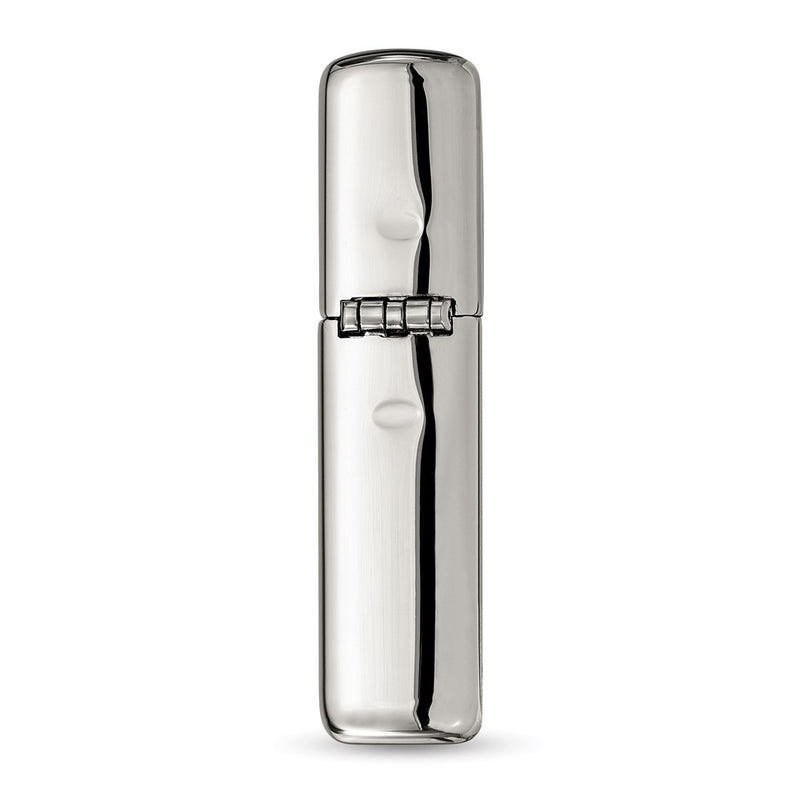 Zippo Logo High Polish Chrome Fusion American Flag Lighter