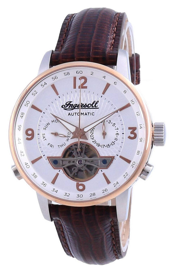 Ingersoll The Grafton Silver Dial Open Heart Automatic I00701B Men's Watch