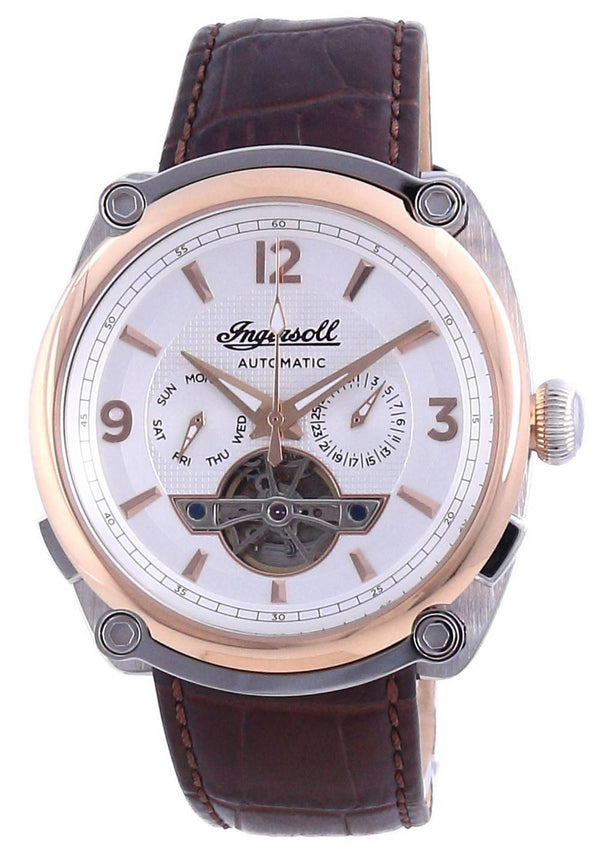 Ingersoll The Michigan White Dial Open Heart Automatic I01103B Men's Watch