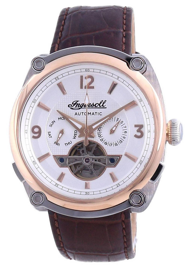 Ingersoll The Michigan White Dial Open Heart Automatic I01103B Men's Watch