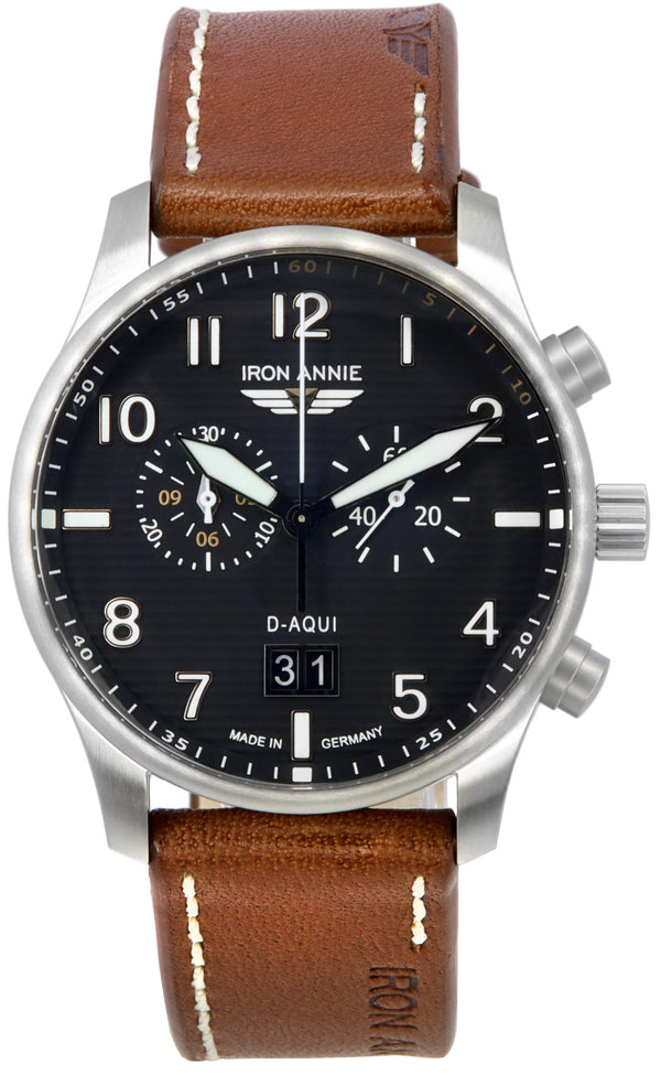 Iron Annie D-Aqui Chronograph Black Dial Quartz 56862 Men's Watch