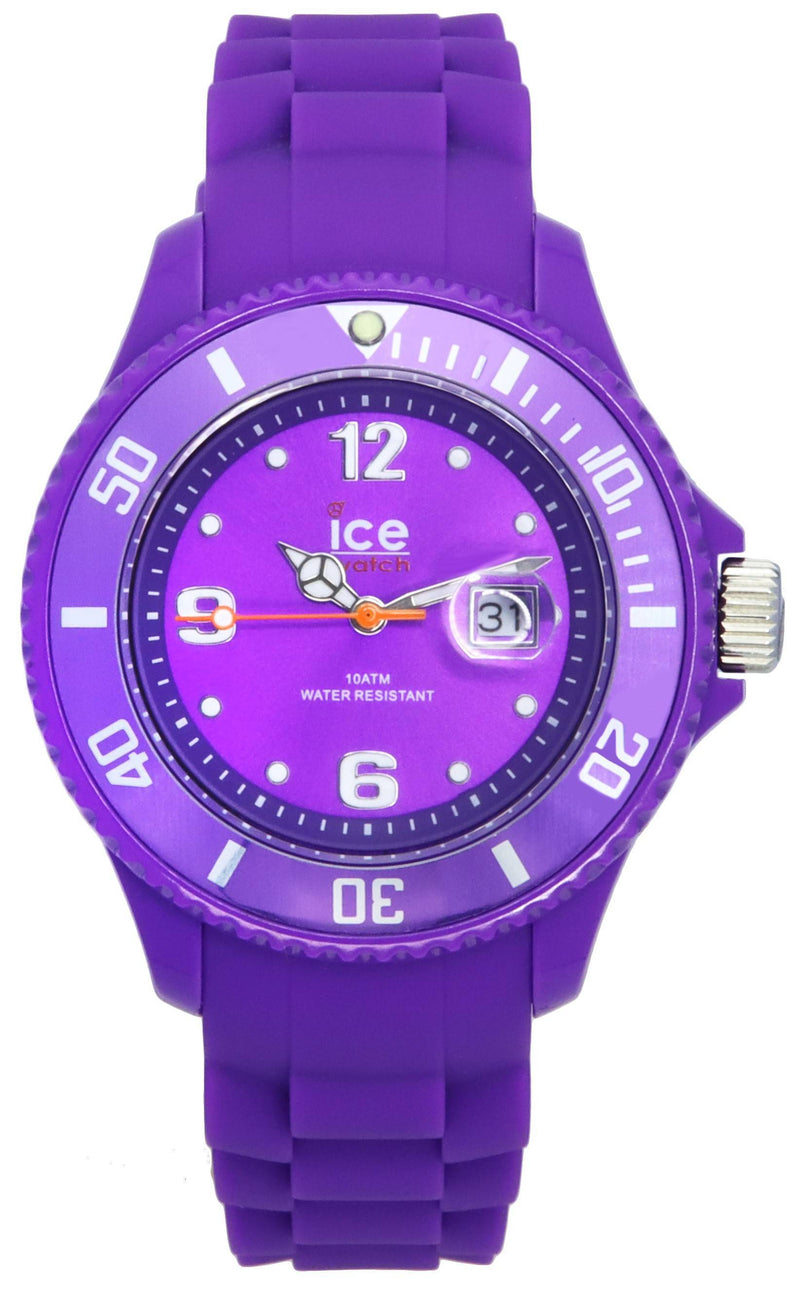 Ice Forever Silicon Strap Purple Dial Quartz 005104 100M Women's Watch