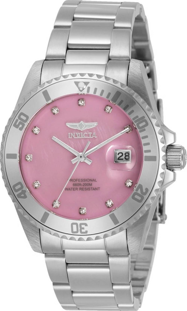 Invicta Angel Professional 30940 Quartz Diamond Accents Women's 200M Watch