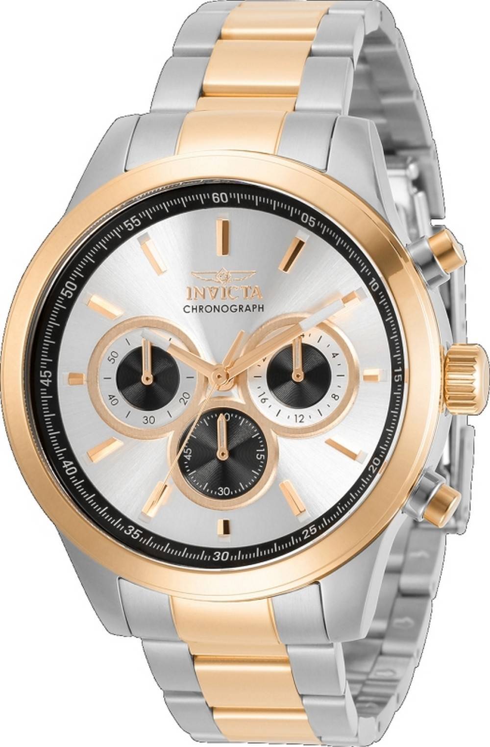 Invicta Speciality Chronograph Silver Dial Quartz 30983 100M Men's Wat ...