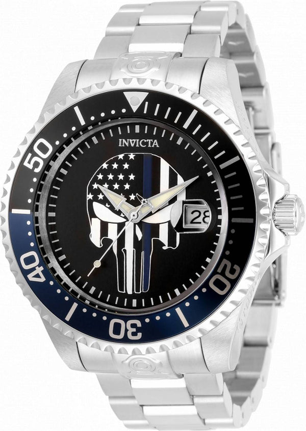 Invicta Pro Diver Skull Black Dial Automatic 31928 300M Men's Watch