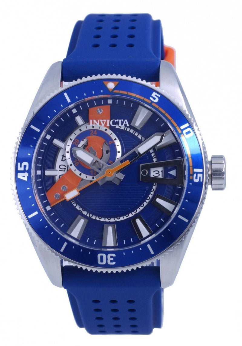 Invicta Pro Diver Silicon Blue Dial Automatic 33511 100M Men's Watch