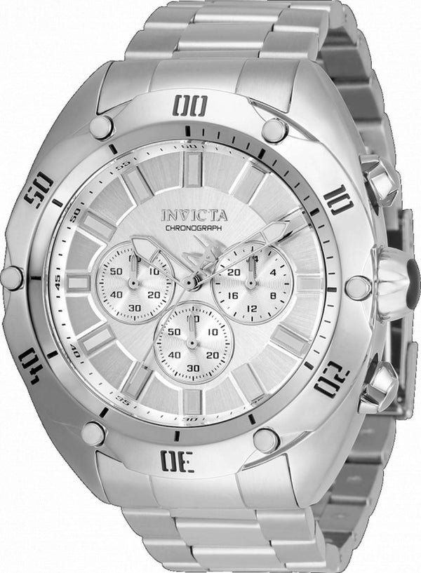 Invicta Venom Chronograph Silver Dial Quartz 33749 100M Men's Watch