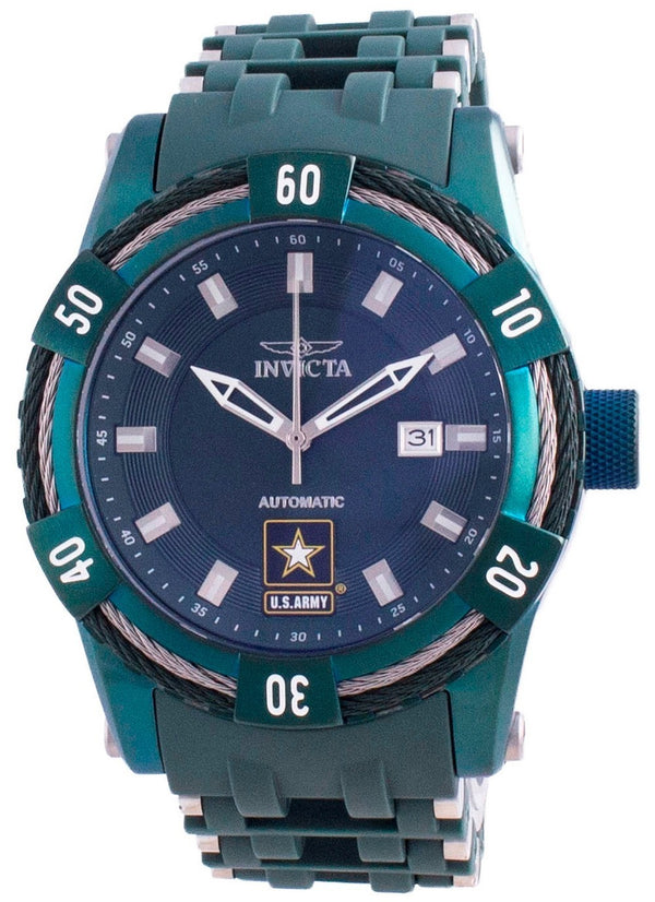 Invicta U.S. Army Automatic Green Dial 34231 100M Men's Watch