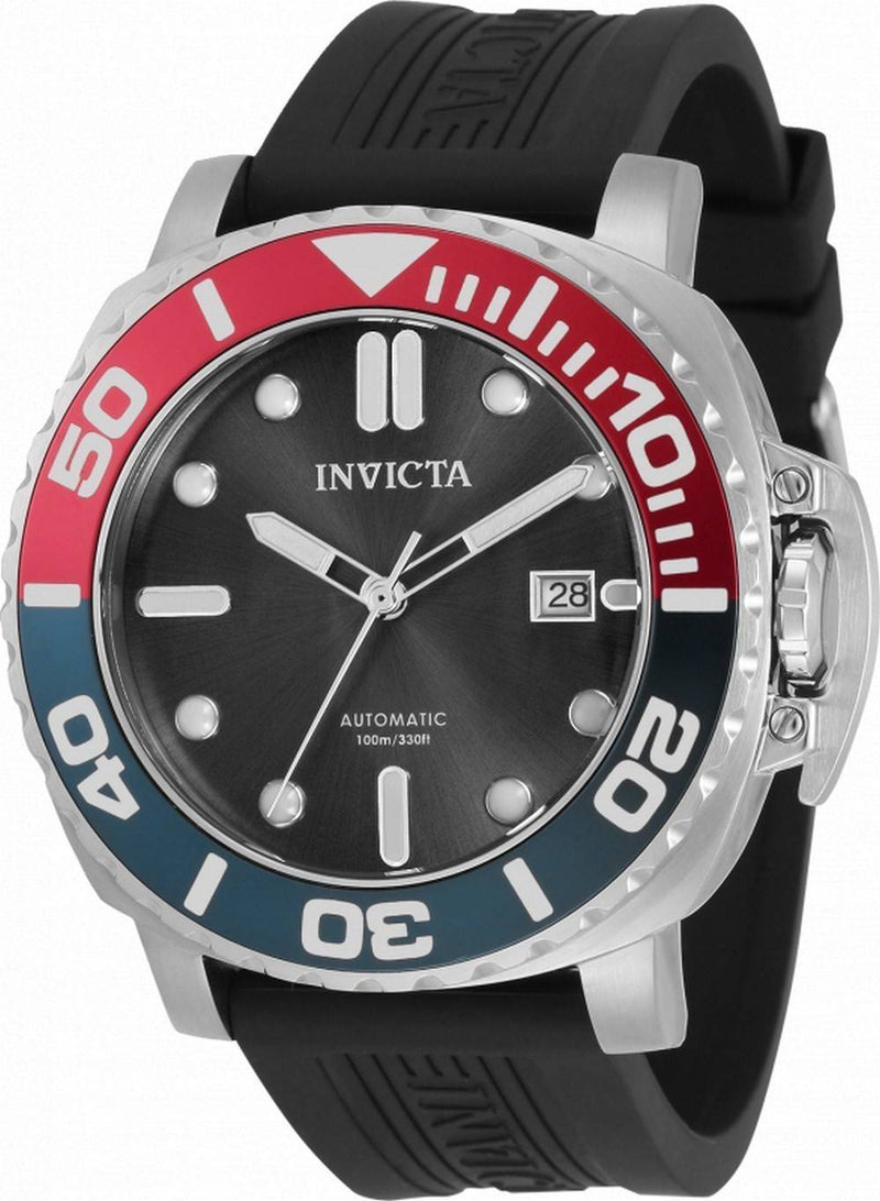 Invicta Pro Diver Black Dial Two Tone Stainless Automatic 34317 100M Men's Watch