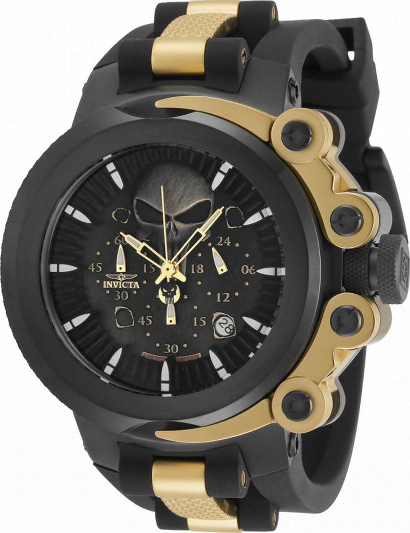 Invicta Marvel Punisher Chronograph Quartz 34654 100M Men's Watch