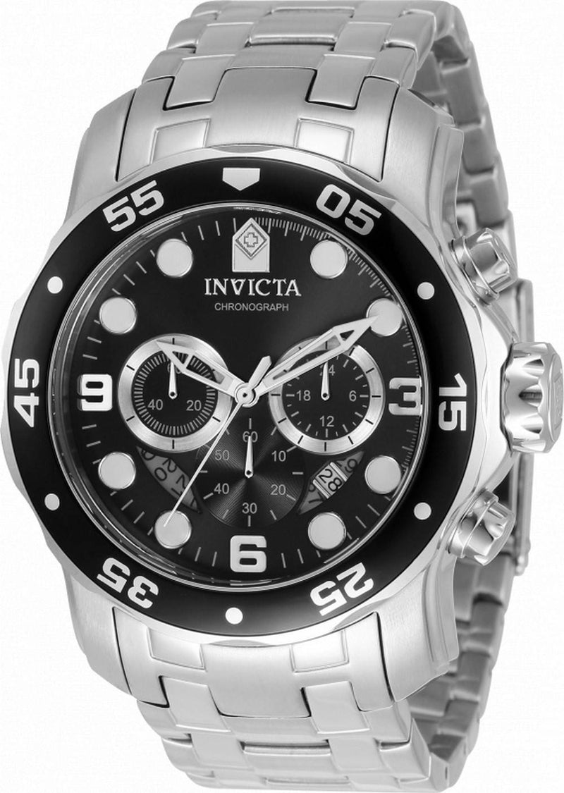 Invicta Pro Diver Chronograph Stainless Steel Quartz 34665 100M Men's Watch