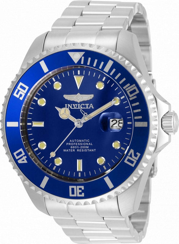Invicta Pro Diver Blue Dial Stainless Steel Automatic 35718 200M Men's Watch