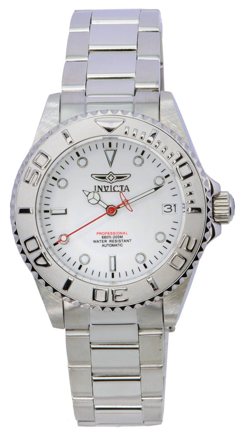 Invicta Pro Diver White Dial Automatic Professional Diver's 36763 200M Women's Watch