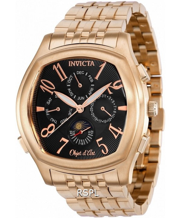 Invicta Objet D Art Multifunction Dial Automatic 37658 Men's Watch