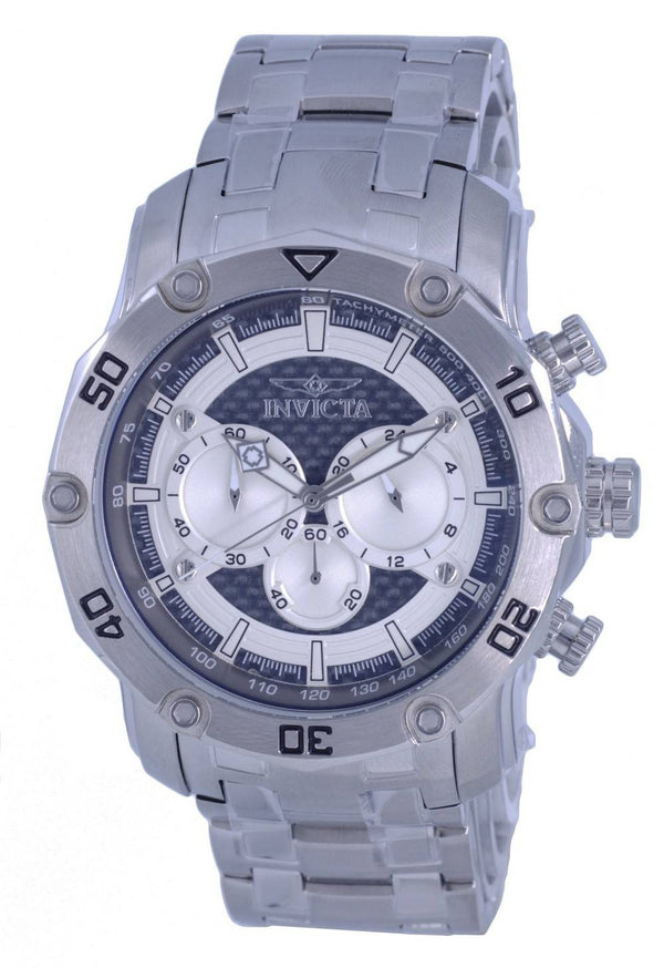 Invicta Pro Diver Chronograph Stainless Steel Quartz 37726 100M Men's Watch