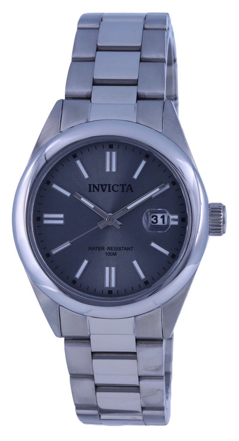 Invicta Pro Diver Stainless Steel Grey Dial Quartz INV38474 100M Women's Watch