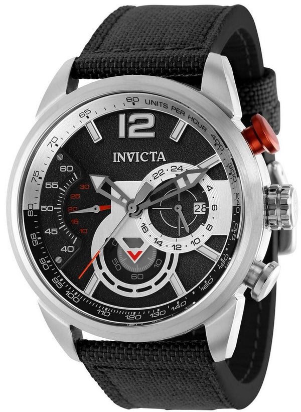 Invicta Aviator Chronograph Black Dial Quartz 39652 100M Men's Watch